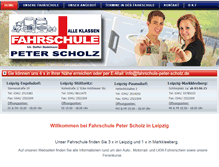 Tablet Screenshot of fahrschule-peter-scholz.de